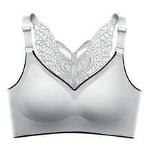 Load image into Gallery viewer, Butterfly Lace Women's Brassiere Back Sexy Gathering Comfortable Vest-style Bra With Adjustable Straps And Chest Pads
