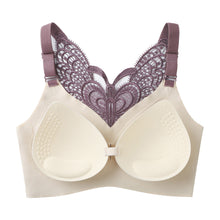 Load image into Gallery viewer, Butterfly Lace Women's Brassiere Back Sexy Gathering Comfortable Vest-style Bra With Adjustable Straps And Chest Pads
