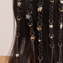 Load image into Gallery viewer, Dreadlock Hair Rings Adjustable Cuffs Clip Hair Braids Dirty Braids Bead Hairpin hair accessories Headwear for women Girls
