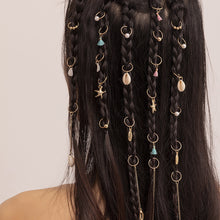 Load image into Gallery viewer, Dreadlock Hair Rings Adjustable Cuffs Clip Hair Braids Dirty Braids Bead Hairpin hair accessories Headwear for women Girls
