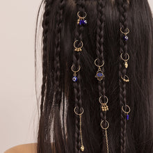 Load image into Gallery viewer, Dreadlock Hair Rings Adjustable Cuffs Clip Hair Braids Dirty Braids Bead Hairpin hair accessories Headwear for women Girls

