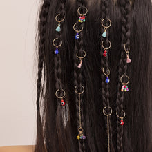 Load image into Gallery viewer, Dreadlock Hair Rings Adjustable Cuffs Clip Hair Braids Dirty Braids Bead Hairpin hair accessories Headwear for women Girls

