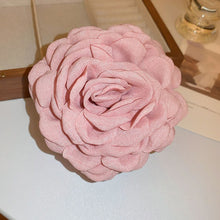 Load image into Gallery viewer, Caro Handmade Rose Crab Hair Clip Ins Popular Hair Catches For Women Pink Black Red Headwear Girls' summer Accessories
