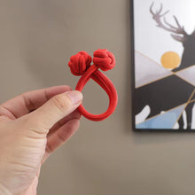 Load image into Gallery viewer, High Ponytail Rubber Bands Hair Band Elastic Head Rope For Women Korean Scrunchies Hair Tie Knotted Hair Ropes Hair Accessories
