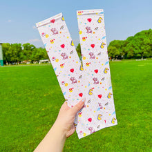 Load image into Gallery viewer, Summer Children's Sunscreen Sleeves Cute Cartoon Animal Outdoor Sunscreen Breathable Ice Silk Sleeves Arm Sleeves
