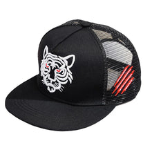 Load image into Gallery viewer, Cotton Black Tiger Embroidery Baseball Cap Men Women snapback Hats Summer Leisure Trucker Caps Unisex Hip Hop Hats Gorras
