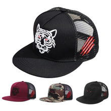 Load image into Gallery viewer, Cotton Black Tiger Embroidery Baseball Cap Men Women snapback Hats Summer Leisure Trucker Caps Unisex Hip Hop Hats Gorras
