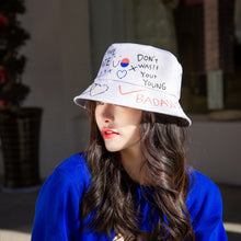 Load image into Gallery viewer, Graffiti printing Bucket Hat Outdoor cotton Shade Hat Men Women Summer Caps Leisure Hats Panama Cap Outdoor Visors Sun Hat
