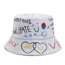 Load image into Gallery viewer, Graffiti printing Bucket Hat Outdoor cotton Shade Hat Men Women Summer Caps Leisure Hats Panama Cap Outdoor Visors Sun Hat
