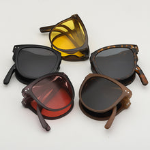 Load image into Gallery viewer, UV400 Folding Sunglasses Portable Ultra Light Sun Protection UV Protection Sunglasses for Both Men and Women
