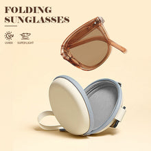 Load image into Gallery viewer, UV400 Folding Sunglasses Portable Ultra Light Sun Protection UV Protection Sunglasses for Both Men and Women
