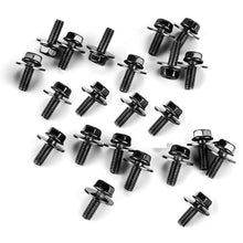 Load image into Gallery viewer, 10Pcs Car Body Bolts &amp; U Type Clips M6 6mm Engine Cover Undertray Splash Shield Guard Bumper Fender Liner Retainer Fastener Rivet Screws
