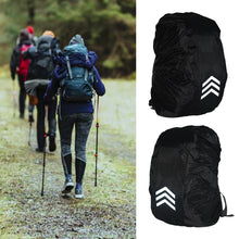 Load image into Gallery viewer, Outdoor Reflective Backpack Rain Cover Cycling Hiking Climbing Bag Cover Waterproof Rain Cover For Backpack 18-45L
