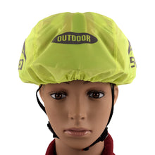Load image into Gallery viewer, Universal Bicycle Helmet Waterproof Cover with Reflective Strip Cycling Helmet Rain Cover Outdoor MTB Road Oxford Cloth Protection Cover
