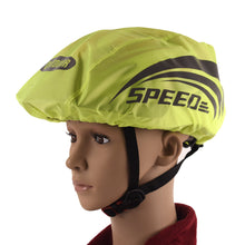 Load image into Gallery viewer, Universal Bicycle Helmet Waterproof Cover with Reflective Strip Cycling Helmet Rain Cover Outdoor MTB Road Oxford Cloth Protection Cover
