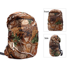 Load image into Gallery viewer, 35-80L Outdoor Climbing Lightweight Waterproof Backpack Bag Rain Cover Camouflage with Silver Coating For Travel Bag
