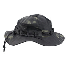Load image into Gallery viewer, Camouflage Enthusiasts Square Pocket Camo Bonnie Cap US Bucket Benny Hats Multicam Fishing Outdoor Hiking Sun Caps
