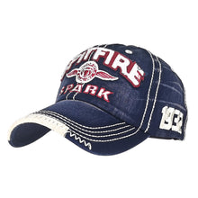 Load image into Gallery viewer, Retro Letter Men Women Embroidery Baseball Caps Spring Summer Cotton Adjustable Casual Hat Outdoor Hip Hop Streetwear Sun Hats
