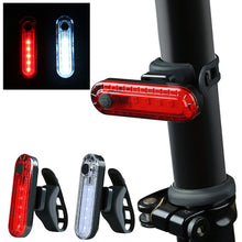 Load image into Gallery viewer, Bicycle Tail Light LED Bright Rear Red Bike Light USB Rechargeable Cycling Safety Lamp for Night Riding Lighting Back Bike Taillights
