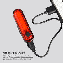Load image into Gallery viewer, Bicycle Tail Light LED Bright Rear Red Bike Light USB Rechargeable Cycling Safety Lamp for Night Riding Lighting Back Bike Taillights
