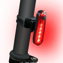 Load image into Gallery viewer, Bicycle Tail Light LED Bright Rear Red Bike Light USB Rechargeable Cycling Safety Lamp for Night Riding Lighting Back Bike Taillights
