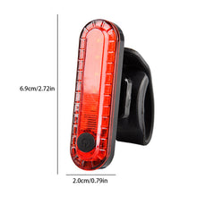 Load image into Gallery viewer, Bicycle Tail Light LED Bright Rear Red Bike Light USB Rechargeable Cycling Safety Lamp for Night Riding Lighting Back Bike Taillights
