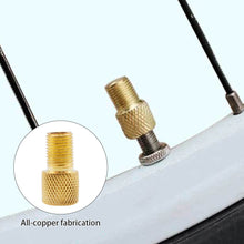 Load image into Gallery viewer, 5Pcs F/V To A/V Bike Wheel Tire Transfer Valve Adapter Value Converter Presta To Schrader Bike Pump Air Nozzle Tube Bicycle Accessories
