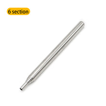 Load image into Gallery viewer, Mini Portable Camping Cooking Blowing Fire Stick Outdoor Stainless Steel Blow Fire Tube Mouth Blowpipe Telescopic Fire Blower
