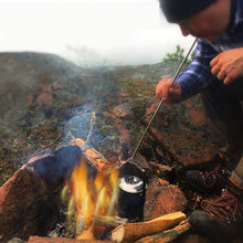 Load image into Gallery viewer, Camping Fire Blow Pipe Telescopic Blow Fire Tube Blower Pipe Campfire Tool Stainless Steel for Outdoor Picnic BBQ Fireplace
