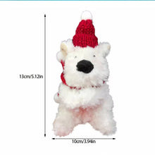 Load image into Gallery viewer, Car Wiper Turn Signal Switch Ornaments Plush Puppy Clutch Decor Kawaii Bowknot Dog Car Wiper Doll Auto Interior Accessories
