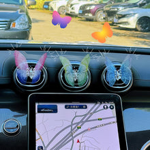Load image into Gallery viewer, Car Air Outlet Perfume Clip Creative Dynamic Butterfly Auto Car Perfume Diffuser Accessories Air Freshener Car Ornament
