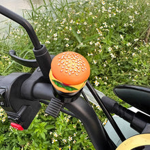 Load image into Gallery viewer, Cartoon Hamburg Bicycle Bell French Fries Sandwich MTB Bell Handlebar Safety Bell Cycling Lovely Loud Bicycle Accessories
