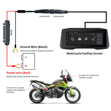 Load image into Gallery viewer, 7" Motorcycle GPS Navigation Wireless Apple Carplay Android Auto Motorcycle BT IP67 Waterproof Touch Screen Display
