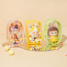 Load image into Gallery viewer, Portable Transparent PVC Mystery Doll Organizer Box Keychain Chain Bag Mystery Toy Storage Boxes for Doll Toy Zipper Pouch
