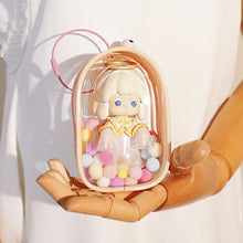 Load image into Gallery viewer, Portable Transparent PVC Mystery Doll Organizer Box Keychain Chain Bag Mystery Toy Storage Boxes for Doll Toy Zipper Pouch

