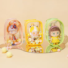 Load image into Gallery viewer, Portable Transparent PVC Mystery Doll Organizer Box Keychain Chain Bag Mystery Toy Storage Boxes for Doll Toy Zipper Pouch

