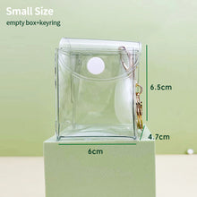 Load image into Gallery viewer, Transparent Outdoor Bag with Keychain Mystery Doll Display Storage Bags Dust-Proof Organizer Pouches Classic Doll Storage Bags

