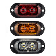 Load image into Gallery viewer, 2LED Truck Len Side Marker Lights 12-24V Waterproof Car Trailer Lorry Truck Van Bus Safety Warning Signal Light Red Yellow White

