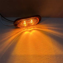 Load image into Gallery viewer, 2LED Truck Len Side Marker Lights 12-24V Waterproof Car Trailer Lorry Truck Van Bus Safety Warning Signal Light Red Yellow White
