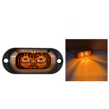 Load image into Gallery viewer, 2LED Truck Len Side Marker Lights 12-24V Waterproof Car Trailer Lorry Truck Van Bus Safety Warning Signal Light Red Yellow White
