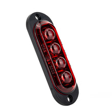 Load image into Gallery viewer, 4 LEDs Truck Len Side Marker Lights 12-24V Waterproof Car Trailer Lorry Truck Van Bus Safety Warning Signal Light Red Yellow White

