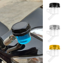 Load image into Gallery viewer, Universal Motorcycle Brake Fluid Reservoir Motorbike Rear Clutch Tank Oil Fluid Cup Master Cylinder for Honda Suzuki Kawasaki Yamaha
