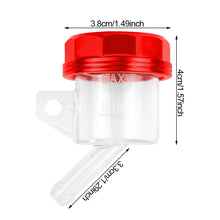 Load image into Gallery viewer, Universal Motorcycle Brake Fluid Reservoir Motorbike Rear Clutch Tank Oil Fluid Cup Master Cylinder for Honda Suzuki Kawasaki Yamaha
