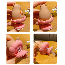 Load image into Gallery viewer, Shaking Head Capybara Decor Alloy Spring Figurine Ornament Car Interior Home Office Bicycle Motorcycle Decoration Gift
