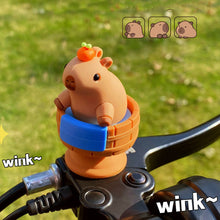 Load image into Gallery viewer, Shaking Head Capybara Decor Alloy Spring Figurine Ornament Car Interior Home Office Bicycle Motorcycle Decoration Gift
