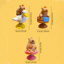 Load image into Gallery viewer, Shaking Head Capybara Decor Alloy Spring Figurine Ornament Car Interior Home Office Bicycle Motorcycle Decoration Gift
