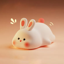Load image into Gallery viewer, Cute Sheep Panda Rabbit Silicone Lamp USB Rechargeable Timing LED Night Light Bedside Decor Kids Birthday Gift
