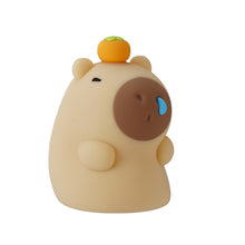 Load image into Gallery viewer, Capybara Silicone LED Night Light Pat Sensor Rechargeable Lamp Kids Bedroom Decor Cartoon Animal Night Lamp Christmas Gifts
