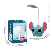 Load image into Gallery viewer, 2 In 1 LED Desk Lamp With Pencil Sharpener USB Rechargable Night Light Desk Lamp Kids Christmas Gift
