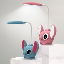 Load image into Gallery viewer, 2 In 1 LED Desk Lamp With Pencil Sharpener USB Rechargable Night Light Desk Lamp Kids Christmas Gift
